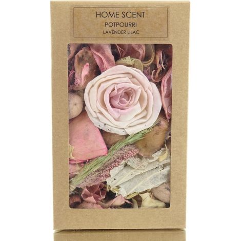 Kaemingk – Potpourri parfumé HOME SCENT Lavender Lilac avec fleur de rose – 150 g (1/3)