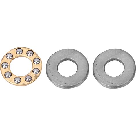 Jeu de 10 roulements à billes de butée miniatures de haute précision en acier plat (F7-13M 7x13x4,5mm) (1/3)