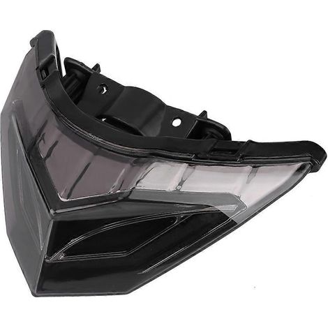 Motorrad-Rücklicht mit Blinker und Bremslicht, passend für Ninja 300, 250, 250R, Z250 (Blau-Rotes Licht)