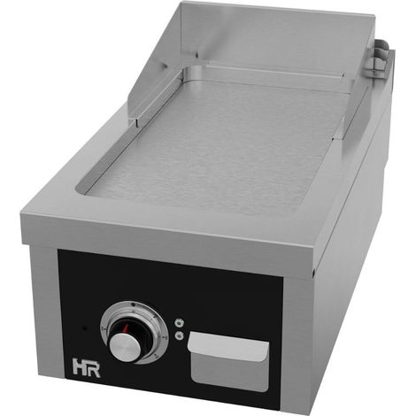 Fry top électrique à poser 750 acier rectifié - HR Fainca