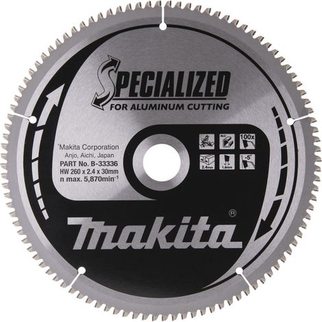 Makita Sägeblatt SPECIALIZED 260x30x100Z