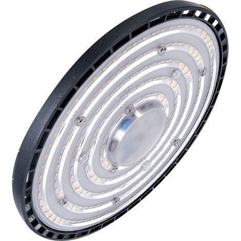 UFO 100W LED-Industrieleuchte, kaltweiß 6500K, für Werkstatt, Garage, Scheune, Lagerhalle (1/5)