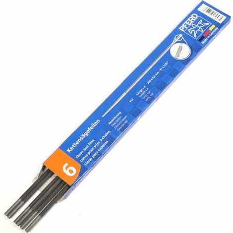 Limes affûtage chaîne tronçonneuse Pferd Ø3,5 mm. Pas 1/4 LP. Par 6 (1/3)