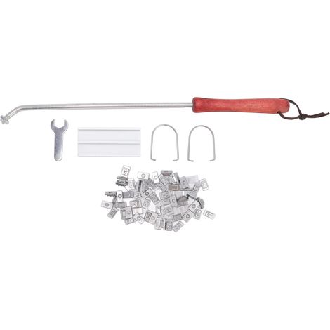 Fer à marquer pour barbecue, lettres anglaises, en acier inoxydable, avec manche en bois.