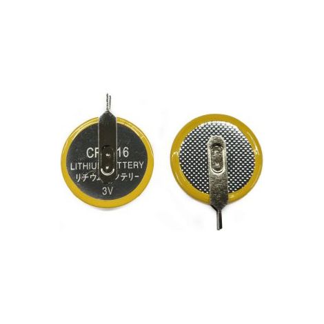 Coppia Batteria Litio Cr2016 pila tampone bios saldare linguette per dispositivi elettronici Pc Notebook