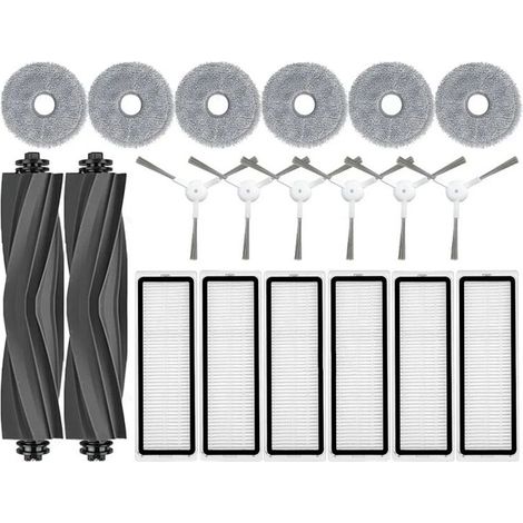 20 pièces de rechange pour aspirateur Bot L10 Prime/L10S Pro, brosse latérale principale, filtre HEPA, chiffon de vadrouille