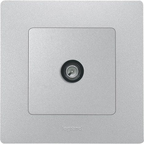 PRISE TV SIMPLE ARGENT CPT LEGRAND 096563