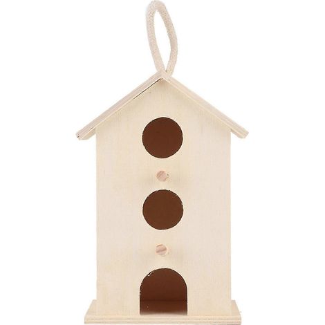 Hängende Vogelnester aus Holz, Bruthäuser, Ruheboxen, Zubehör für den Außenbereich und den Garten für Papageien (1/5)