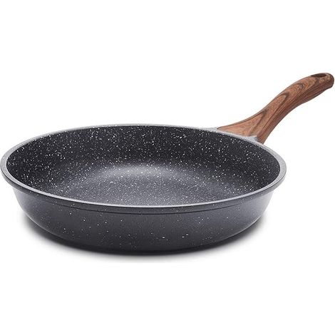 Poêle de 24 cm avec revêtement anti - adhésif en granit pour tous les poêles, poignée froide, Lavable au lave - vaisselle pour faire frire facilement l'omelette parfaite (1/5)