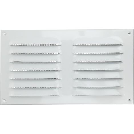 Grille d’intempéries aluminium blanc trafic RAL 9016