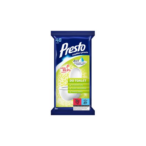 018902 HH Presto Haushaltsreinigungstücher für Toiletten 48 Stück (A) SUP.