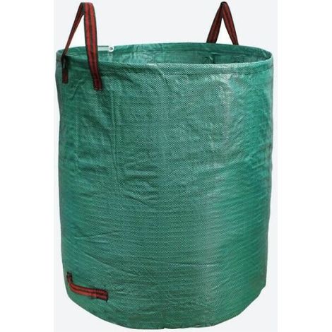 royaluxe - Sacs poubelles de jardin portables de grande capacité, sacs poubelles de jardin réutilisables et résistants, type vert Extérieur (1/4)