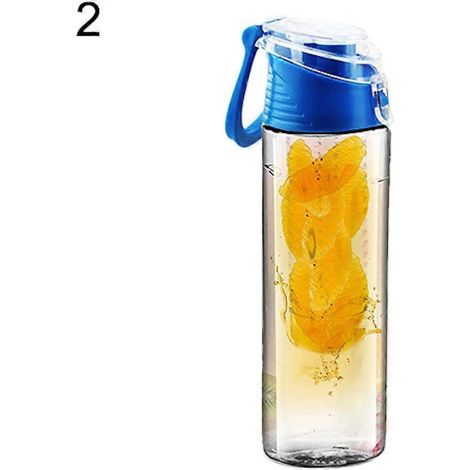 Bouteille d'eau 800 ml, presse-fruits, gourde, bouteille d'eau, gourde de sport, gobelet citron, gourde vélo avec bouchon à clapet, bouteille de sport