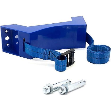 Support de bouteille de gaz pour camping-car ou caravane, bleu-- (1/5)