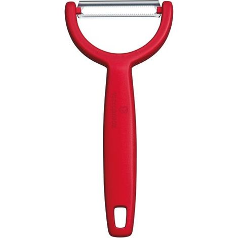 Victorinox Pelaverdure Ypso Lama Dentellata Doppio Taglio Acciaio Lota Rosso