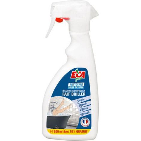 Nettoyant Salle De Bain - Détartreur Et Brillant - Pour Toutes Surfaces Sanitaires - 500 Ml