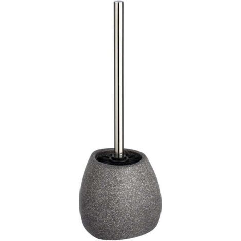 QORVA-Porte Savon Céramique, Porte Savon Pion, Céramique, 12,5x2,5x9 cm, gris