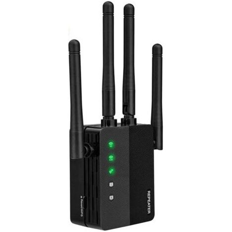 Dualband-1200M-WLAN-Repeater, drahtloser Signalverstärker, leistungsstarker 2,4-GHz- und 5,8-GHz-Zugangspunkt (1/5)