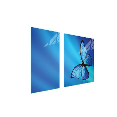 GLASSCHUTZPLATTE FÜR HERD 90x52 BUTTERFLY (1/5)