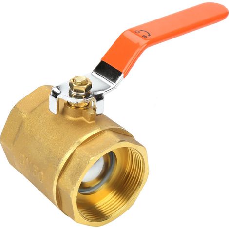 1 pièce DN50 2" BSP vanne à bille en laiton 1.6MPa pour eau huile gaz (1/5)