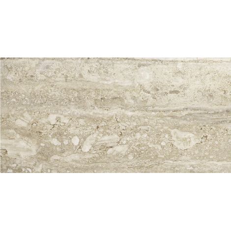 Carrelage effet marbre TRAVERTINO 60x30cm Travertino brescia - Anti-dérapant Classe 3 - boîte de 1.08 m2 60x30 cm Travertino brescia - Anti-dérapant