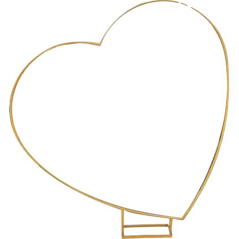 Cadre d'Arche de Mariage, Toile de Fond Polyvalente pour Célébrations, Construction Métallique Durable, En forme de cœur 22m (1/2)