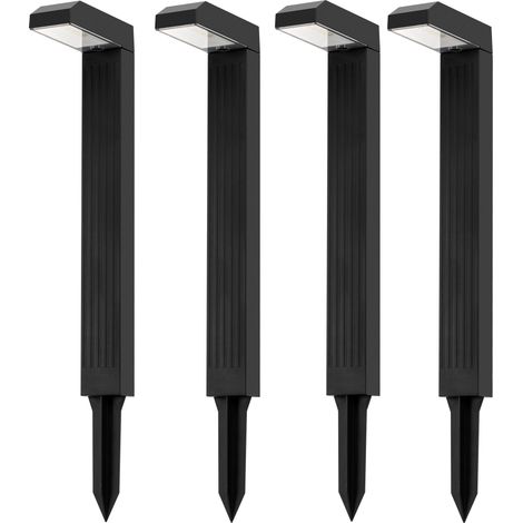 Set Mit 4 Solar Erdspießpfosten TORLY h49cm