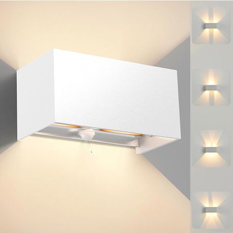 Applique murale à lumière blanche positive 24W, applique murale étanche extérieure à LED,Angle d'éclairage réglable (1/5)