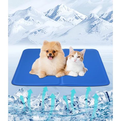 Tapis Rafraichissant Chien, Tapis de Refroidissement, Automatique pour Animaux de Compagnie,Tapis Fraicheur Chien Chat, Tapis Refroidissement Chien, Tapis Refroidissant Gel Non Toxique 40 50CM (1/4)