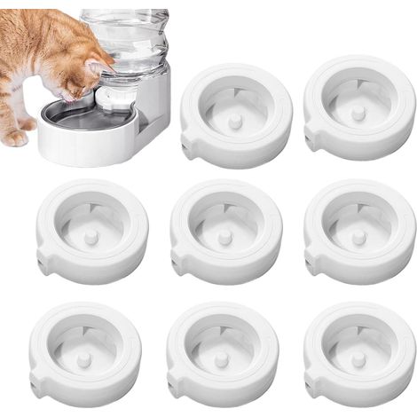 8 pièces filtres de rechange pour fontaine à eau de chat, système filtration intérieur (1/4)