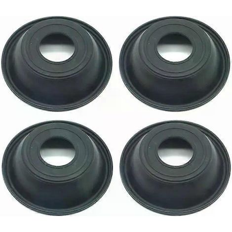 Kits de réparation de carburateur compatibles avec Kawasaki GPX750 1987-1990 et GPZ900R 1984-1985 (GPX 750 et GPZ 900) : membranes à dépression et pièces de carburateur (4 jeux).