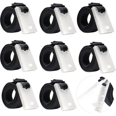 CSPARKV Sangles de Maintien,Accessoires Enrouleur de Couverture Solaire Jeu de Roues de Parasol Sangles de Serrage de Couverture de Piscine, pour couvertures de bâches de Piscine