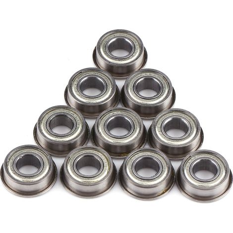 10 roulements à billes à bride doublement blindés en acier F686ZZ, 6 x 13 x 5 mm (1/5)