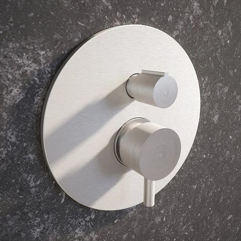 Miscelatore incasso doccia con deviatore nickel spazzolato Katharine (1/3)