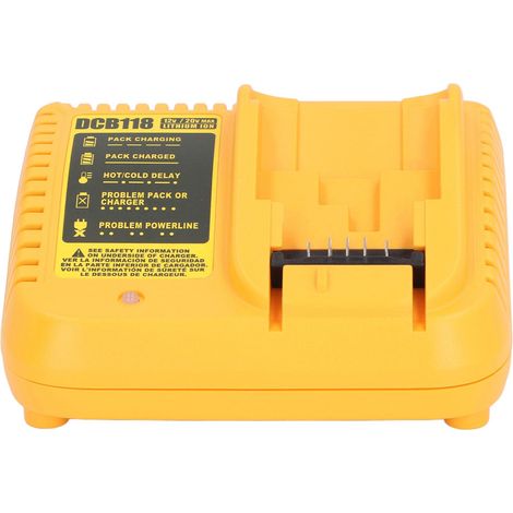 Dengmx-Chargeur DCB118 avec compatibilité Universelle - plastique ABS, 10,8V, compatible DCB118 - été / jardinage (1/5)