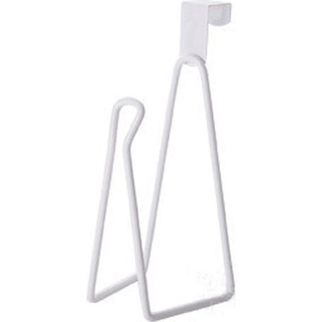 Porte-rouleau de papier toilette en bois massif avec base antidérapante en bois d'acacia foncé, idéal pour la salle de bain, le camping-car et la maison. (1/5)