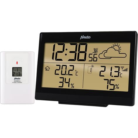 Alecto WS-2300 Batteria Nero, Bianco stazione meteorologica digitale - Stazioni meteorologiche digitali (Batteria, AA, Nero, Bianco) (1/5)