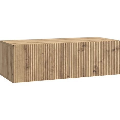 vidaXL Mobile Porta TV da Muro Rovere Artigianale 98 x 41 x 30 cm