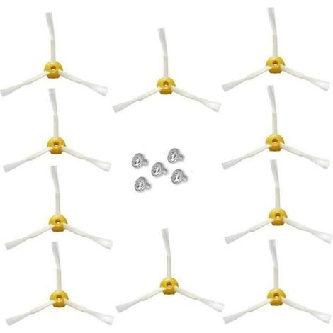 Seitenbürste für iRobot Roomba 500/600 Serie – 10er-Pack, 3-Arm-Bürste (1/4)