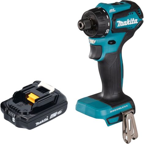 Makita DDF 083 A1 Trapano avvitatore a batteria 18 V 40 Nm 1/4'' brushless + 1x batteria ricaricabile 2,0 Ah - senza caricatore