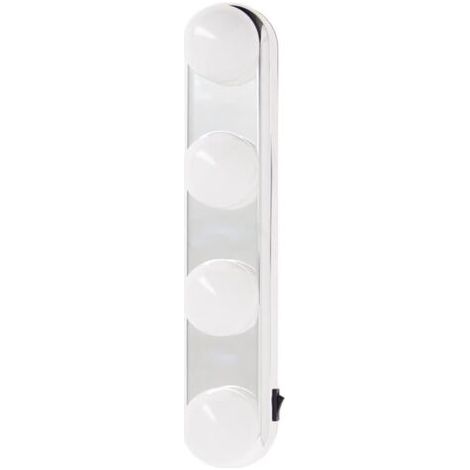 Lampe de miroir de maquillage, lampe de maquillage LED, lampe frontale de miroir de ventouse, sans perforation, 1W (1/5)
