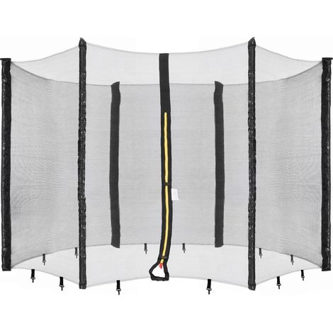Arebos Red de Seguridad para Camas Elásticas 390 cm - 6 Postes