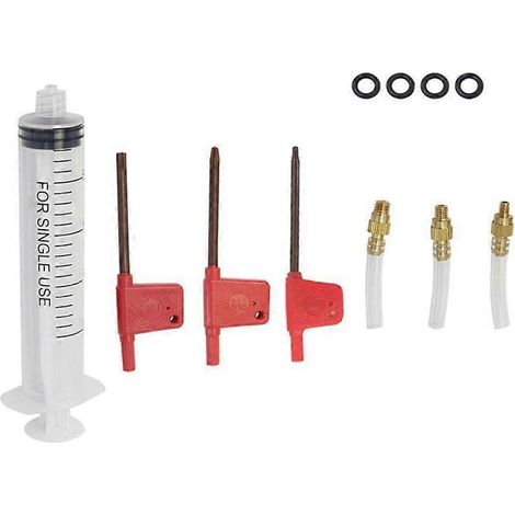 Kit de purge de freins hydrauliques ZOOM pour système de freinage ZOOM, kit de remplissage d'huile, entonnoir et outil de réparation pour vélo (1/5)