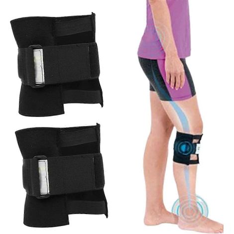 Orthèse à points de pression soulageant la sciatique et la jambe par acupression, vue à la télévision, orthèse anti-douleur, genouillère magnétique de récupération, orthèse magique pour jambe, genou e (1/5)