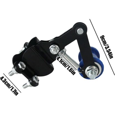 Tendeur de Chaîne pour Moto - Guide À Rouleau pour Tension De Chaîne Guide Galet avec Système de Tension pour VTT Dirt Bike et Quad (1/5)