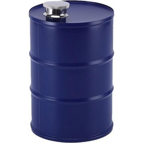 Bouteille à vin cylindrique de camping en acier inoxydable bleu, 750 ml (1/5)