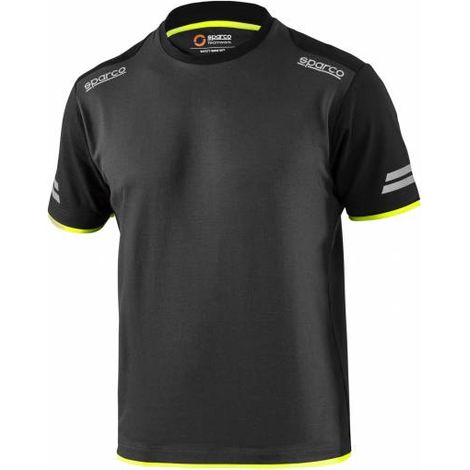 SPARCO T-SHIRT TUCSON GREY YELLOW TG S