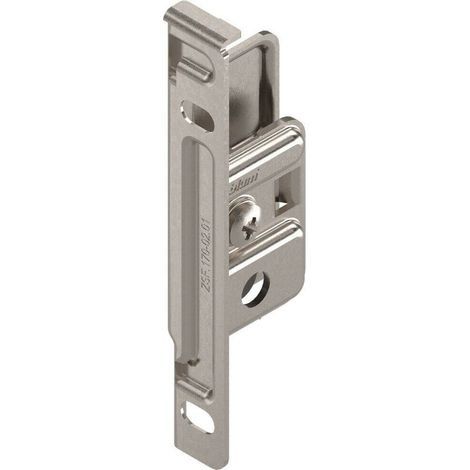 Attache façade tiroir Blum ZSF.170 droite à visser – Compatible Blum Metabox C15 – Pour côtés de tiroir 86-150 mm