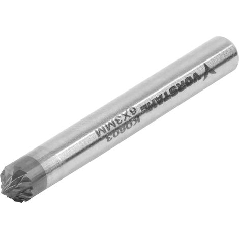 Fraise à grande vitesse en carbure YG8, conique à 90°, 6 x 3 mm, profondeur de passe 6 mm, Vorstahl (1/5)