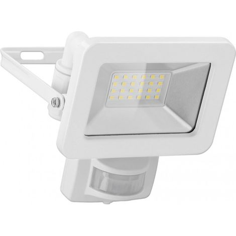 Projecteur LED GOOBAY avec détecteur de mouvement, 20W, 1700lm, 4000K, blanc (1/3)